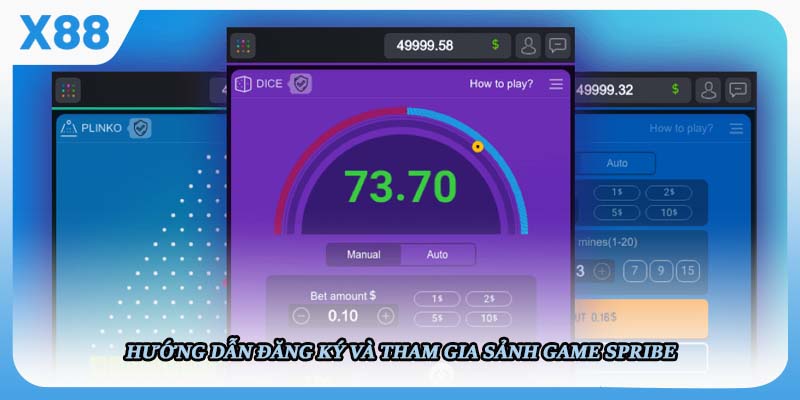 Hướng dẫn đăng ký và tham gia sảnh game Spribe
