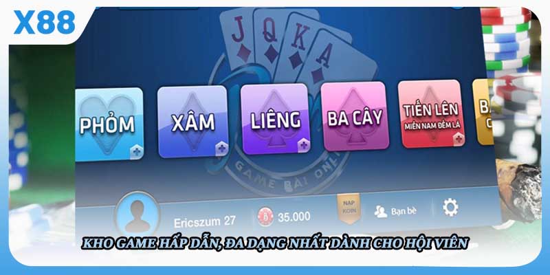 Kho game hấp dẫn, đa dạng nhất dành cho hội viên