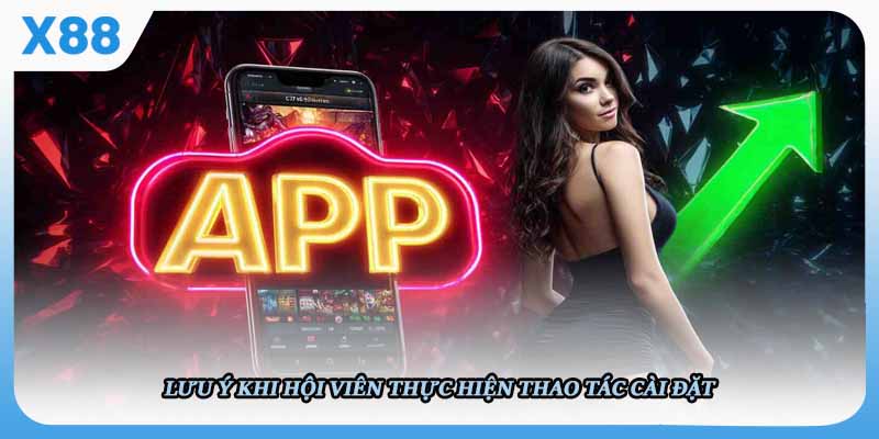 Lưu ý khi hội viên thực hiện thao tác cài đặt