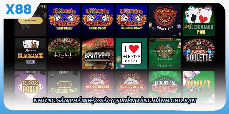 Những sản phẩm đặc sắc tại nền tảng dành cho bạn